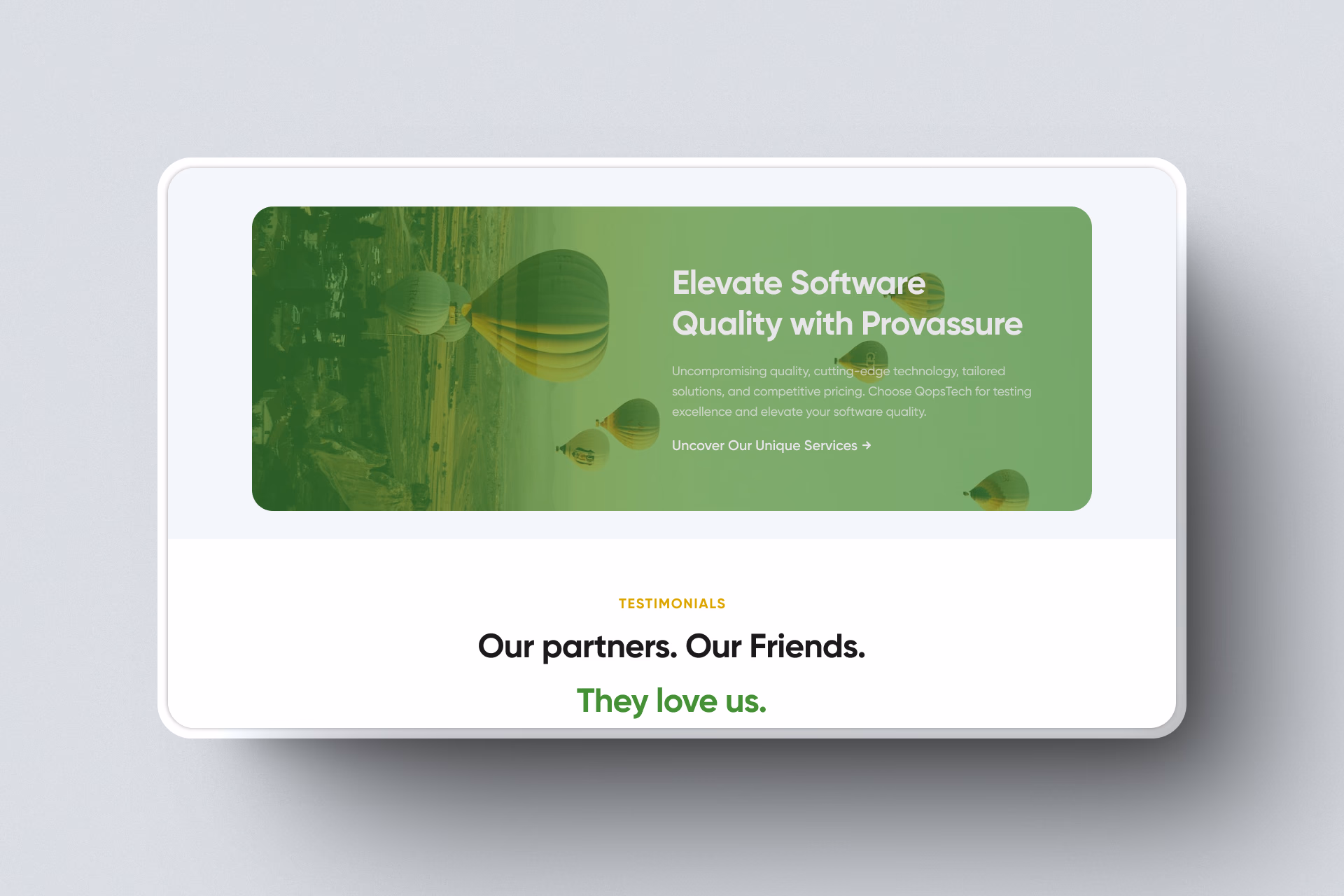 Provassure screenshot 2